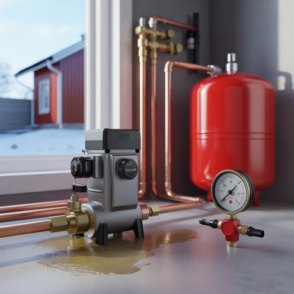 cirkulationspump i varmesystem symtom pa fel och kostnad